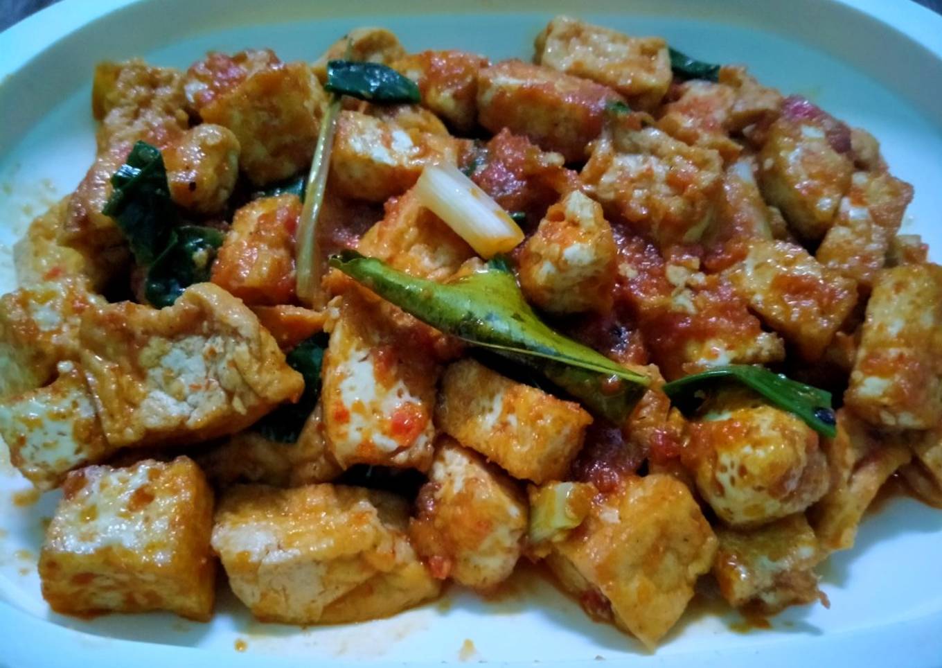 Balado putih telor