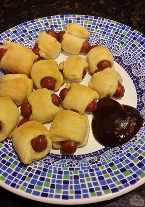 A picture of Brad's Lil smokie appetizer.