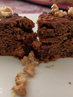 A picture of Dates and walnut whole wheat flour cake.