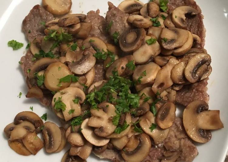 Scaloppine ai funghi Champignon