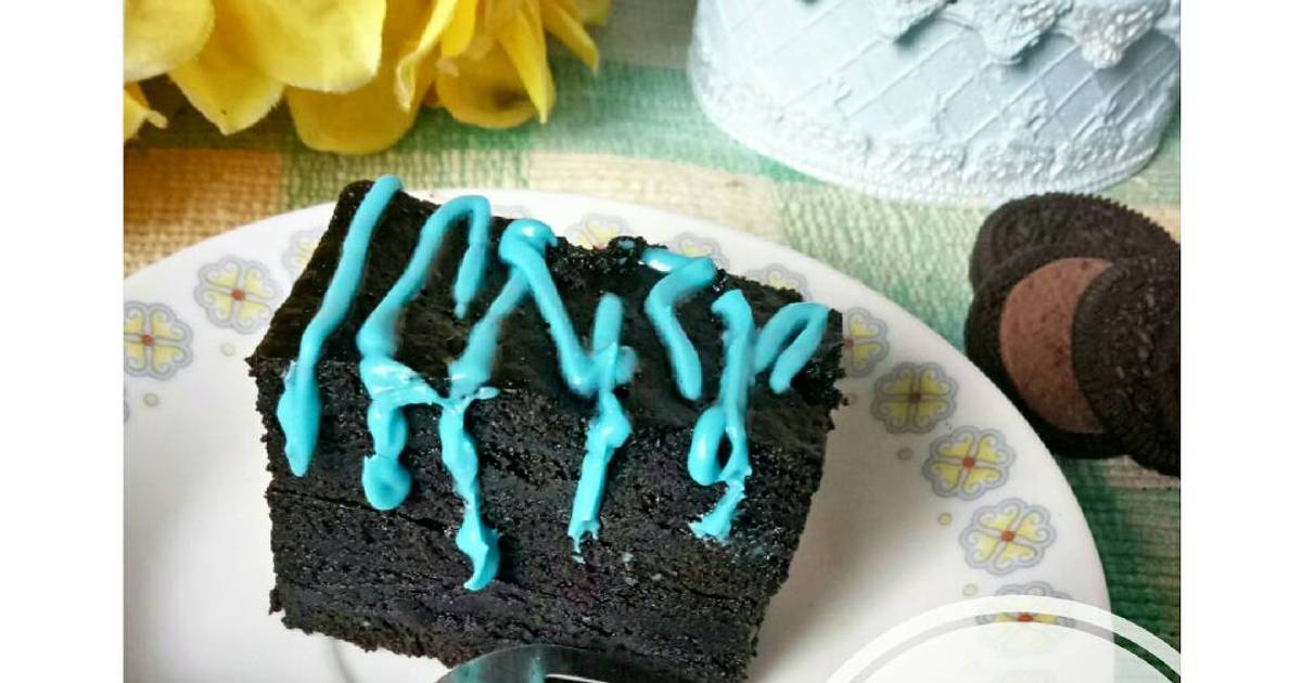 Resep Brownies Kukus Oreo 2 Bahan (Modif) oleh Risya Secha Cookpad