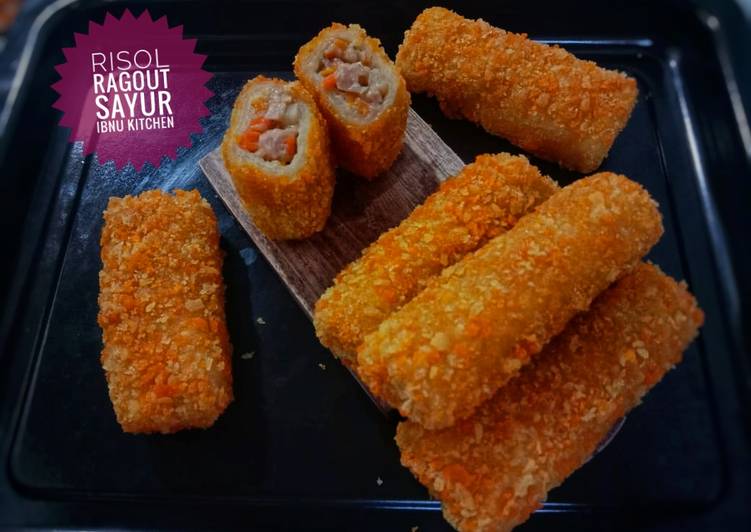 Cara Gampang Menyiapkan Risol Ragout sayur Anti Gagal