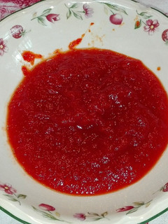 Una foto de Mermelada de pimientos rojos. Thermomix