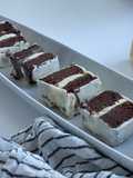 Sándwich helado de brownie