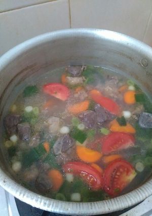 Foto resep Sop daging sapi simple