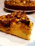 Yogurt Cake with Pears, Chocolate, and Almonds