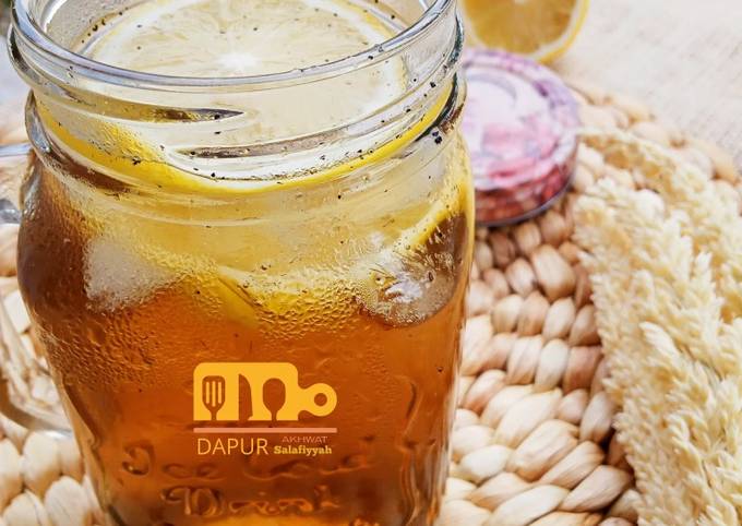 Ternyata begini lho! Resep bikin Lemon Tea 🌿🍋  sesuai selera