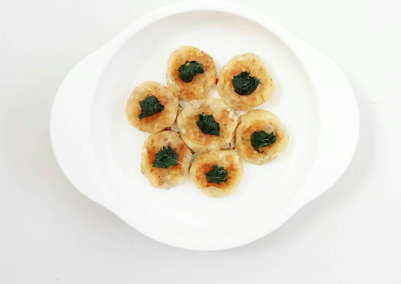 Kentang Panggang Daging & Bayam - MPASI