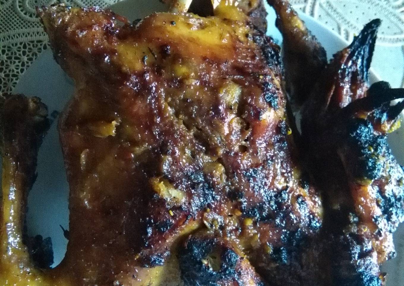 Ayam bakar bumbu rica