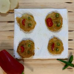 Smiley Aloo Pakoda A picture of Smiley Aloo Pakoda.
