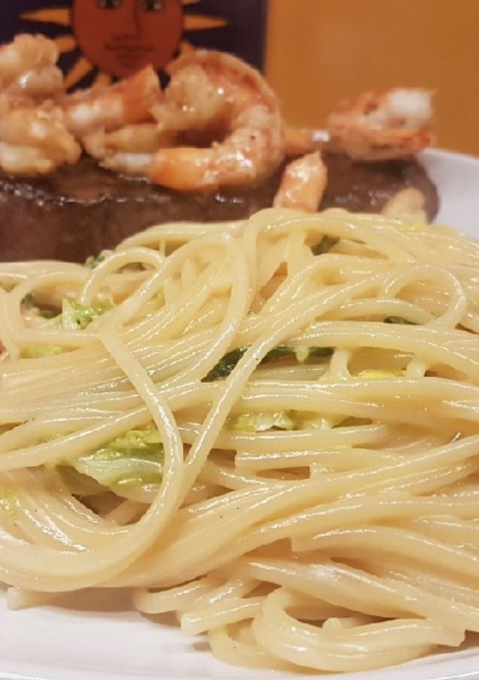 Una foto de Pasta al limón