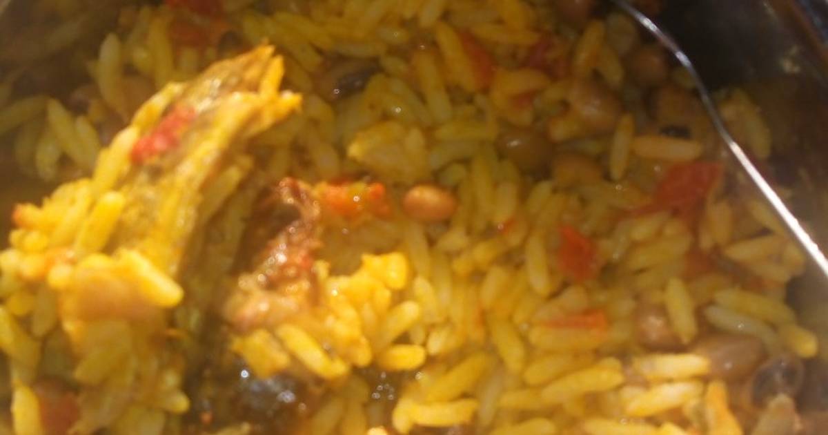Palm oil rice and beans Recipe by Blessing nnadozie Abj mom53 Cookpad