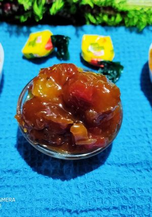 টম্যাটো খেজুর আমসত্ত্ব চাটনি(tomato khejur chutney recipe in Bengali) রেসিপির প্রধান ছবি