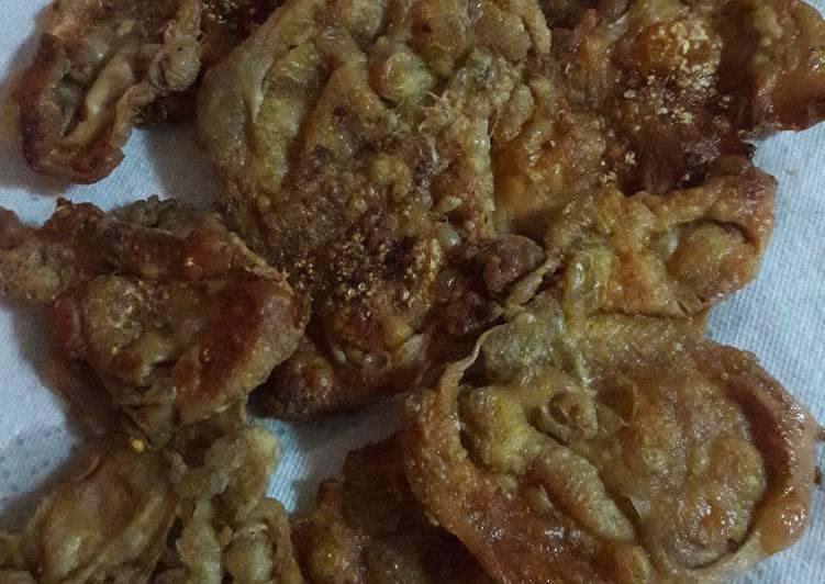 Resep Kulit Ayam Crispy Oven Fried #ketofriendly Anti Gagal