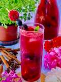 Limonada de frutos vermelhos