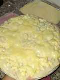 Pizza con harina leudante