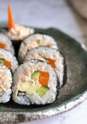 鮭魚壽司做法 的食譜成品照片