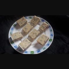 A picture of Gulkand Pan fudge.