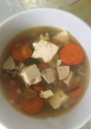 Foto resep 5. Soup Tahu Bakso
