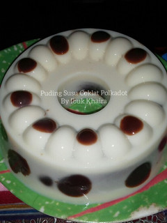 Foto resep Puding Susu Coklat Polkadot