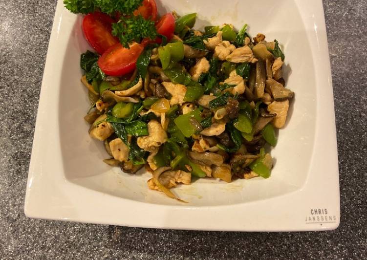 Step-by-Step Guide to Prepare Super Quick Homemade Quick chicken wok recipe