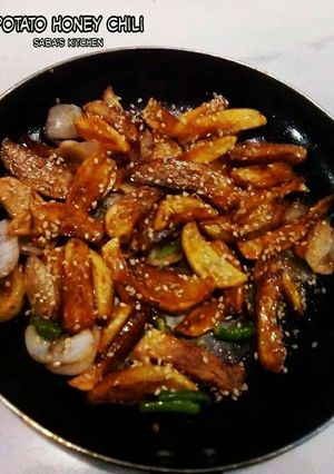 A picture of Potato Honey Chilli.
