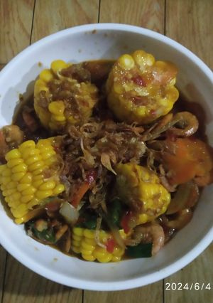 Foto resep Udang Saos Padang Wortel