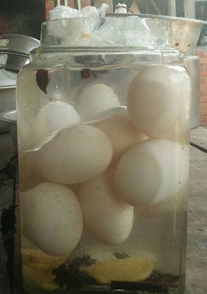 Hình của món Trứng muối.