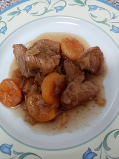 Una foto de Lomo de cerdo con orejones