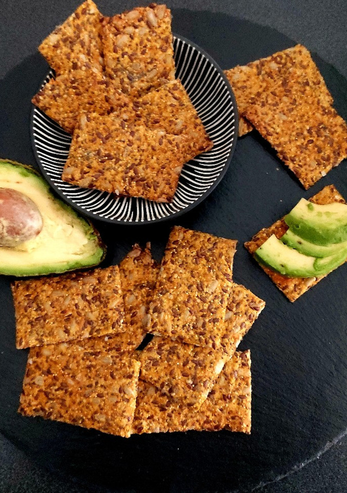 Una foto de Crackers de semillas (sin gluten)