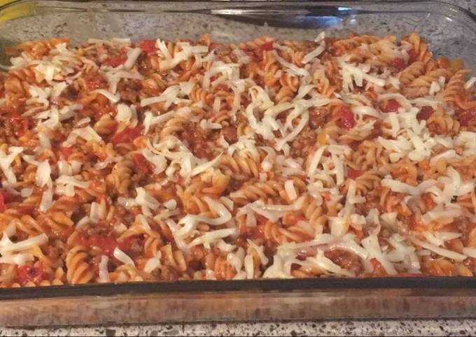 Recipe of Quick Italian pasta casserole