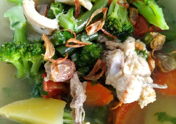 Resep Sayur Sop Ayam Anti Gagal