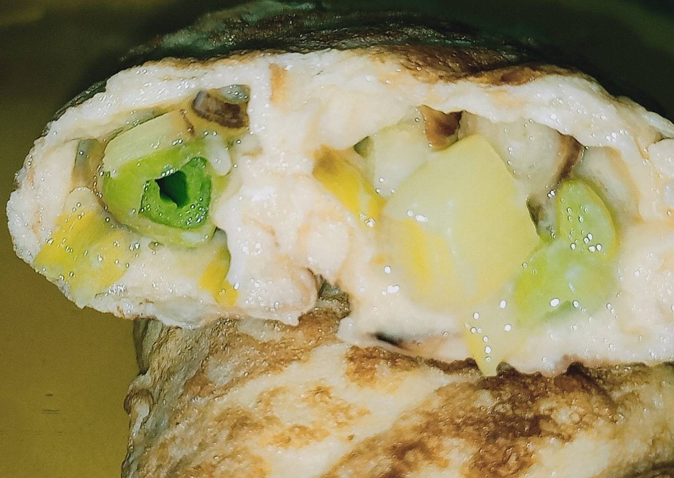 Tortilla de ajos tiernos