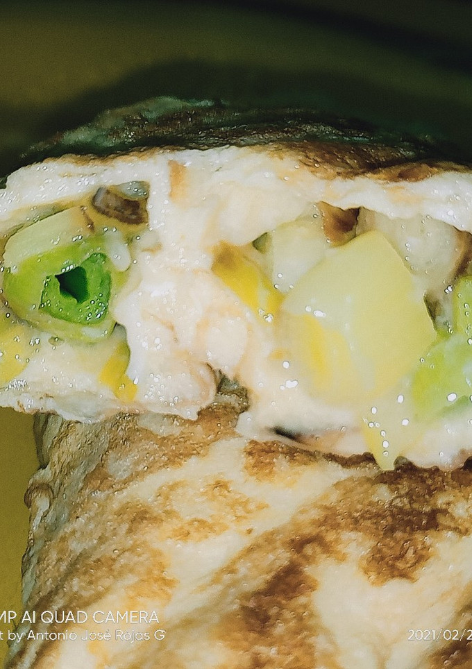 Una foto de Tortilla de ajos tiernos