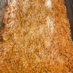 A picture of Carly’s broccoli casserole.