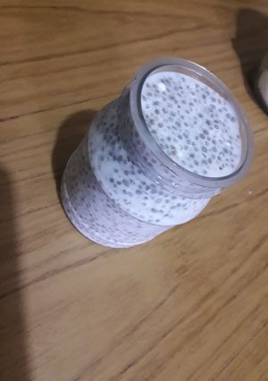 Una foto de Pudín de coco y chía