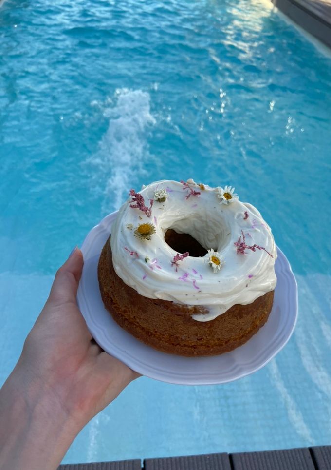 Una foto de Budín de zanahoria 🥕 🌼