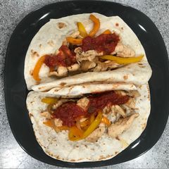 A picture of Chicken Fajitas.