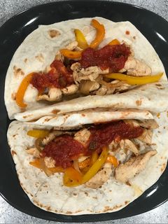 A picture of Chicken Fajitas.