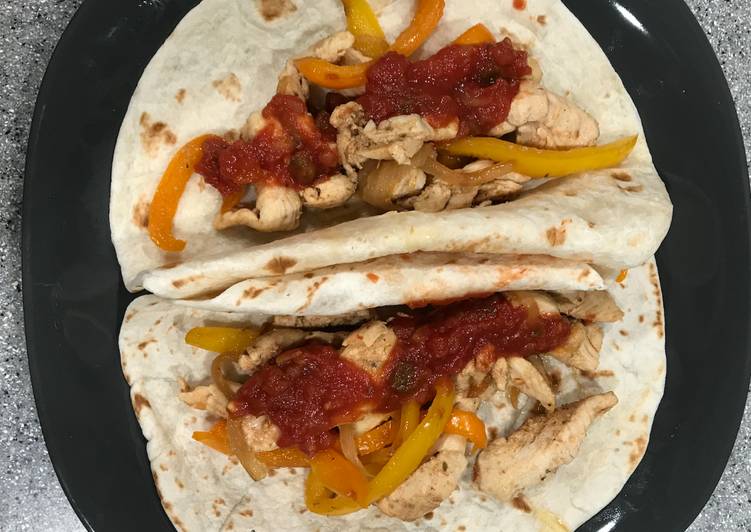 Steps to Prepare Speedy Chicken Fajitas