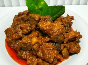 Foto resep Rendang sapi plus jeroan