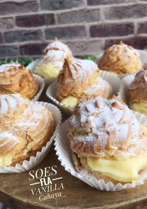 Foto resep Soes fla vanilla