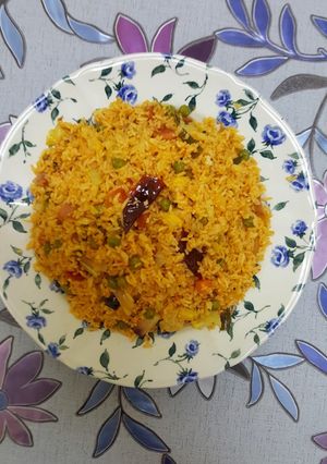 A picture of Schezwan Fried Rice.