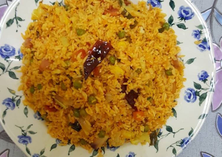 Recipe of Quick Schezwan Fried Rice