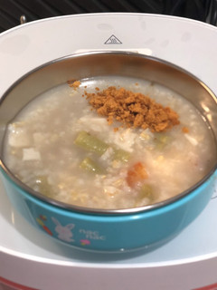 海鮮芋菜鹹粥（微電腦電子鍋） 的食譜成品照片