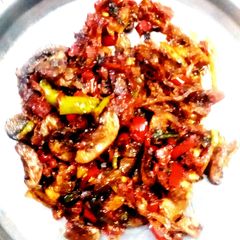 A picture of Mushroom Stir fry.