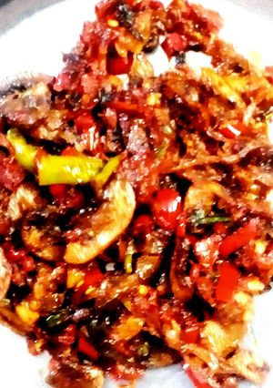 A picture of Mushroom Stir fry.