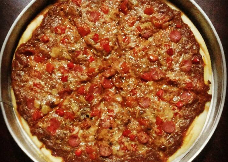 Cara Gampang Membuat Tuna Pedas Pizza, Sempurna