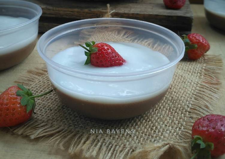 Cara mengolah Puding kopi,dengan vla homemade 👌 (#Bandung_recookFitrianiSR) , Bikin Ngiler