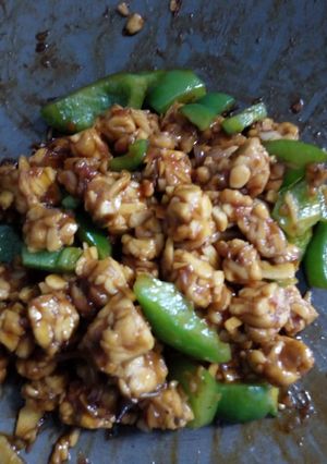 Foto resep Orek Tempe Paprika